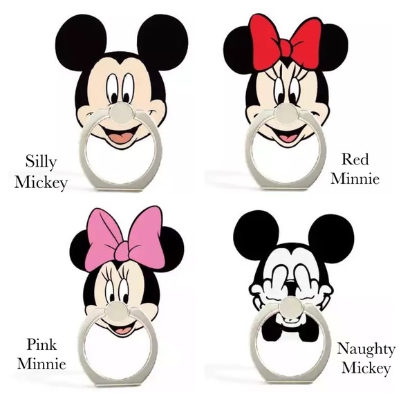Mickey & Minnie Mouse Cell Phone Ring & Kickstand - Picture 8 of 8